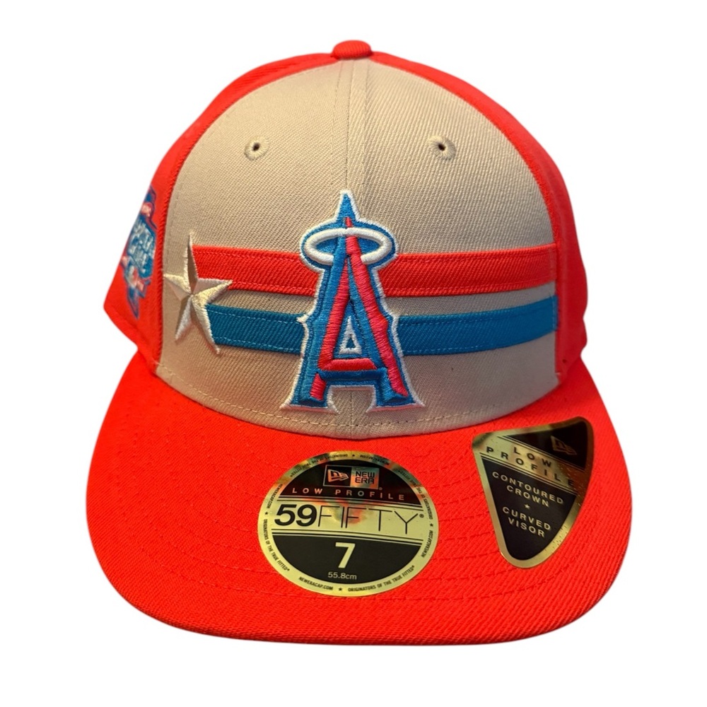 New Era Los Angeles Cream 2024 MLB All-Star Game 9FIFTY Snapback Hat. Size 7